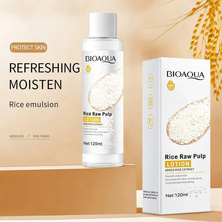 لوشن الأرز BIOAQUA Rice Raw Pulp 120 مل