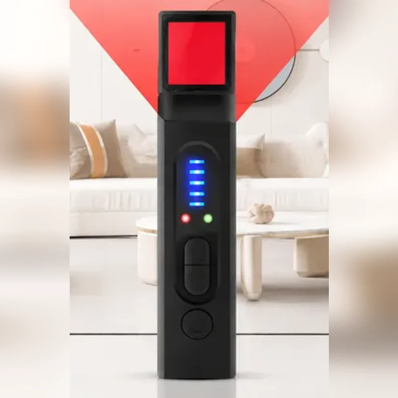 جهاز كشف الكاميرات المخفية T18 — كاشف إشارات RF وأجهزة تتبع GPS بخمس حساسيات