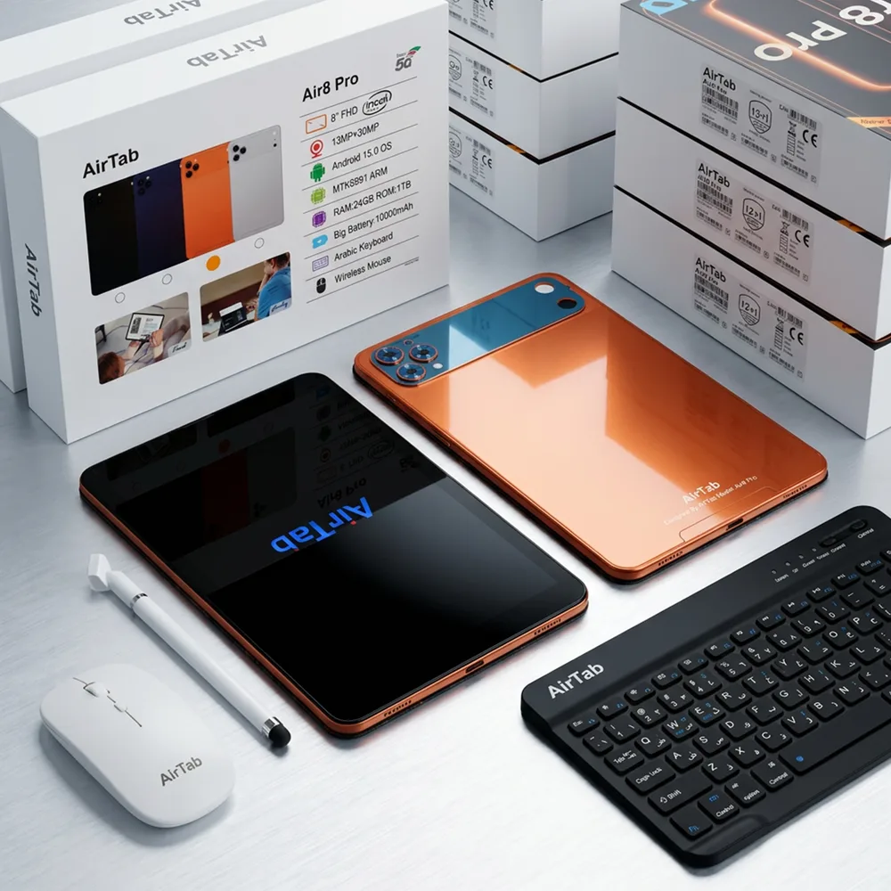 تابلت Airtap Air 8 Pro شاشة 8 إنش