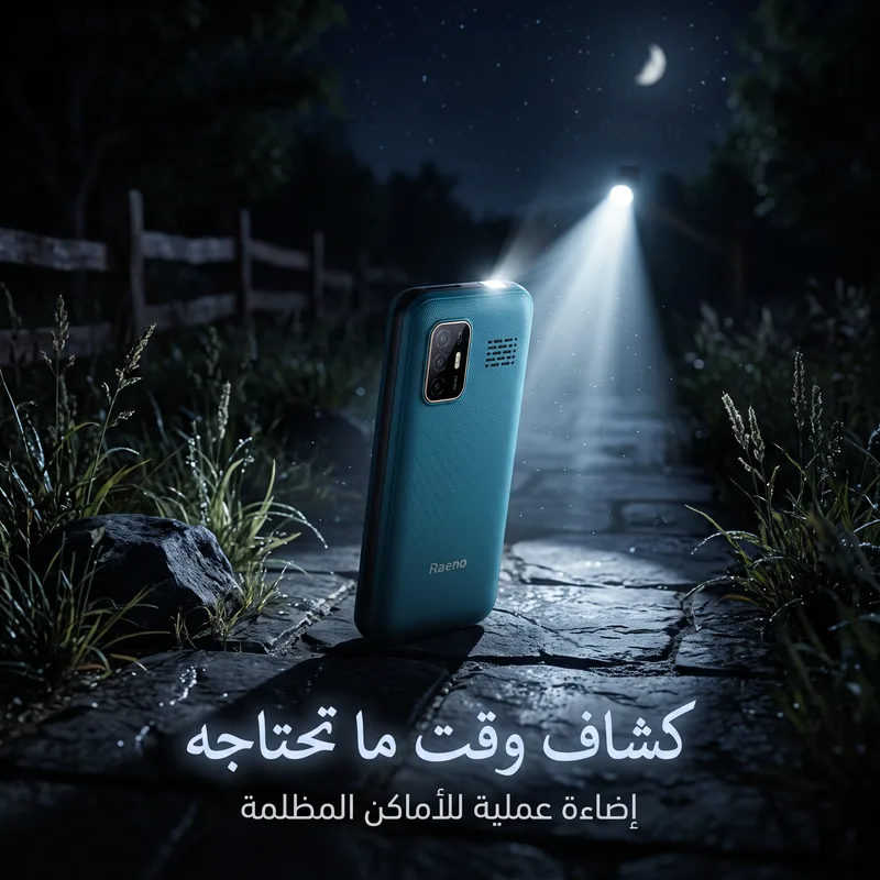 كشّاف جوال Raeno يضيء طريقاً مظلماً