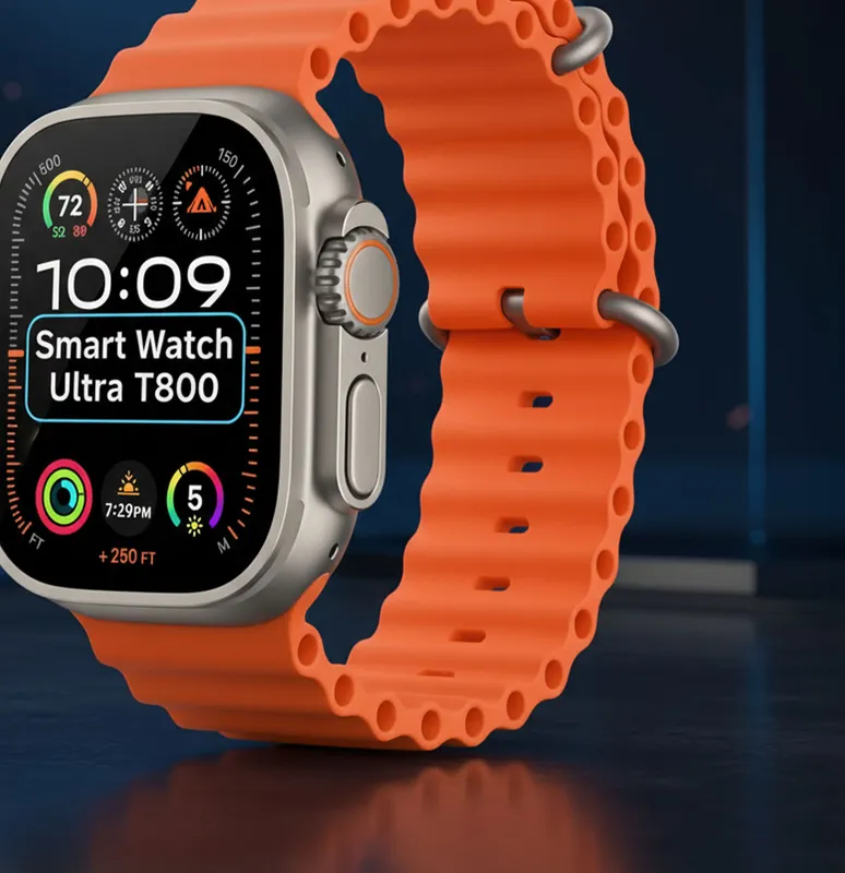 ساعة ذكية Ultra T800 شاشة 1.99 بوصة